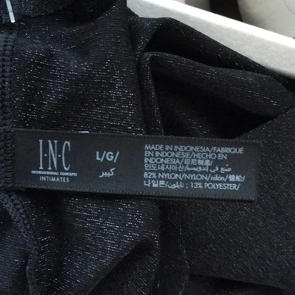 NWT INC International Concepts Black Bodysuit - Picture 5 of 6